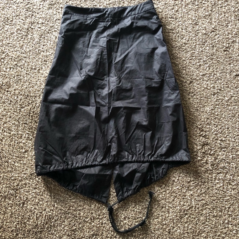 Junee Black Athletic Drawstring Hem Skirt - M